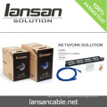 Lansan lan cable Cat5e UTP 4P*23AWG 0.58mm BC pass fluke test